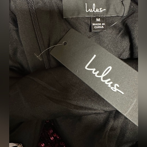 Lulus sequined strapless dress NWT - Picture 2 of 3